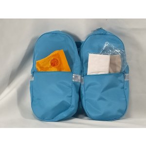 画像: 日本初！小学生便利グッズ！ サンドセル・ポケット　/   スカイブルー　ランドセル用両サイドバッグ　特許取得商品 　通販